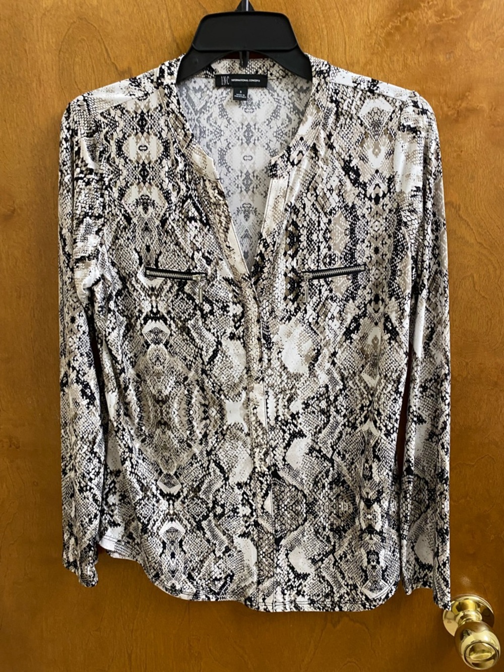 INC Blouse. Long sleeved. Size Small